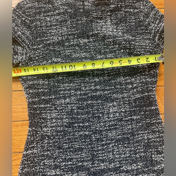 Banana Republic Black and White Tweed Dress Size 0 - Picture 3 of 5